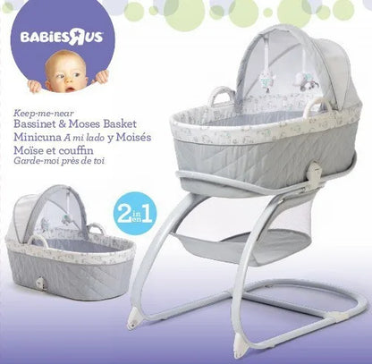 DreamNest™ Deluxe 2-in-1 Bassinet & Moses Basket