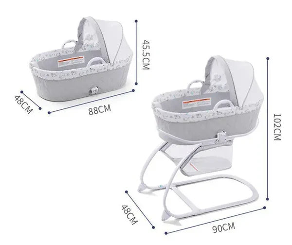 DreamNest™ Deluxe 2-in-1 Bassinet & Moses Basket