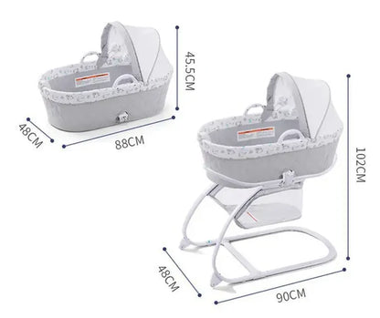 DreamNest™ Deluxe 2-in-1 Bassinet & Moses Basket